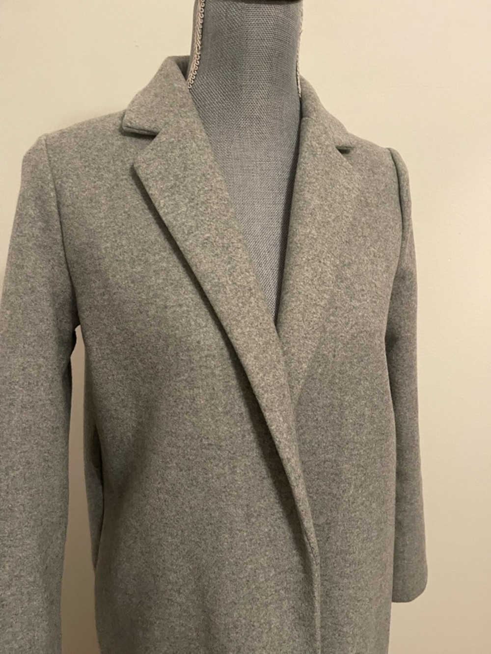 Zara Gray Coat . Size M - Picture 13 of 15